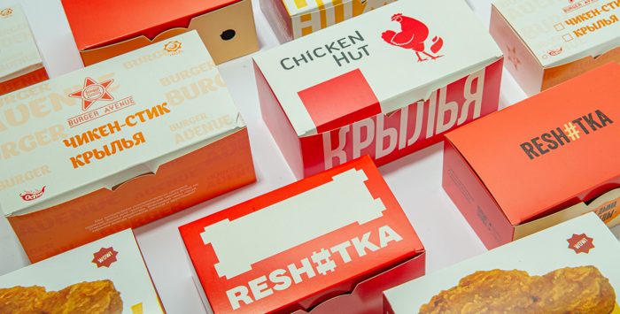 Коробка картонная для наггетсов